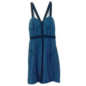 Rebecca Minkoff 4 Silk Clara Bustier Dress Teal